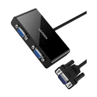 Ugreen 40254 VGA Male to Dual Female Black Splitter (20918)